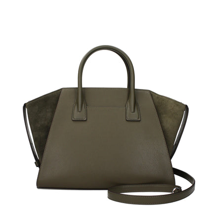Geantă Michael Kors din piele verde
