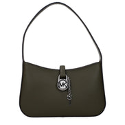 Geantă de mână Michael Kors din piele verde