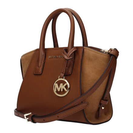 Geantă de mână Michael Kors din piele maro