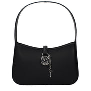 Geantă de mână Michael Kors din piele neagră