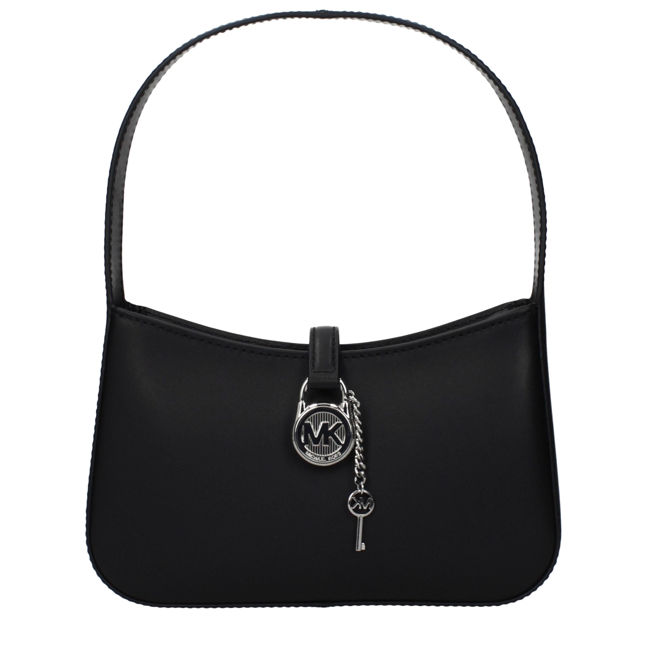 Geantă de mână Michael Kors din piele neagră