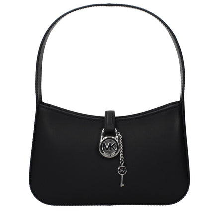 Geantă de mână Michael Kors din piele neagră