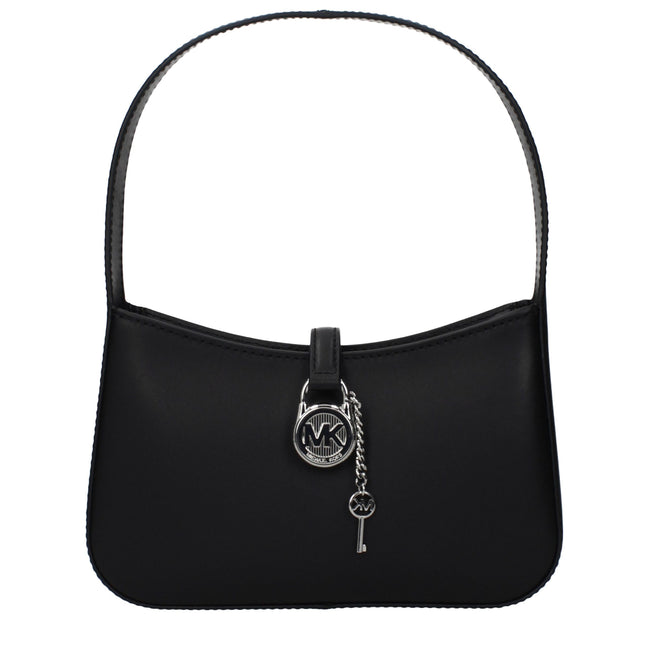 Geantă de mână Michael Kors din piele neagră