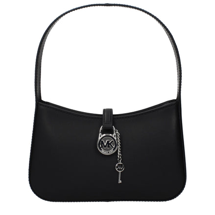 Geantă de mână Michael Kors din piele neagră