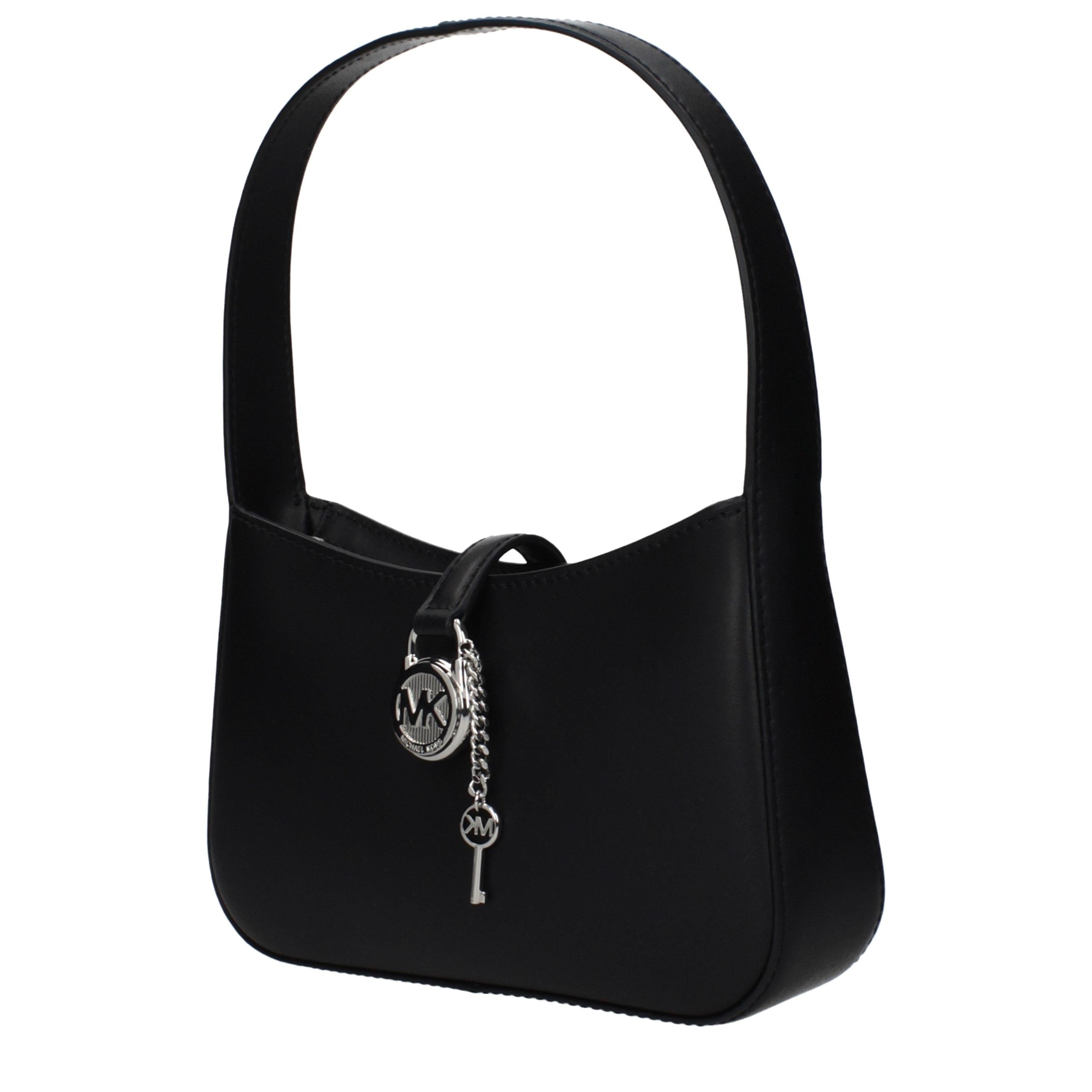 Geantă de mână Michael Kors din piele neagră