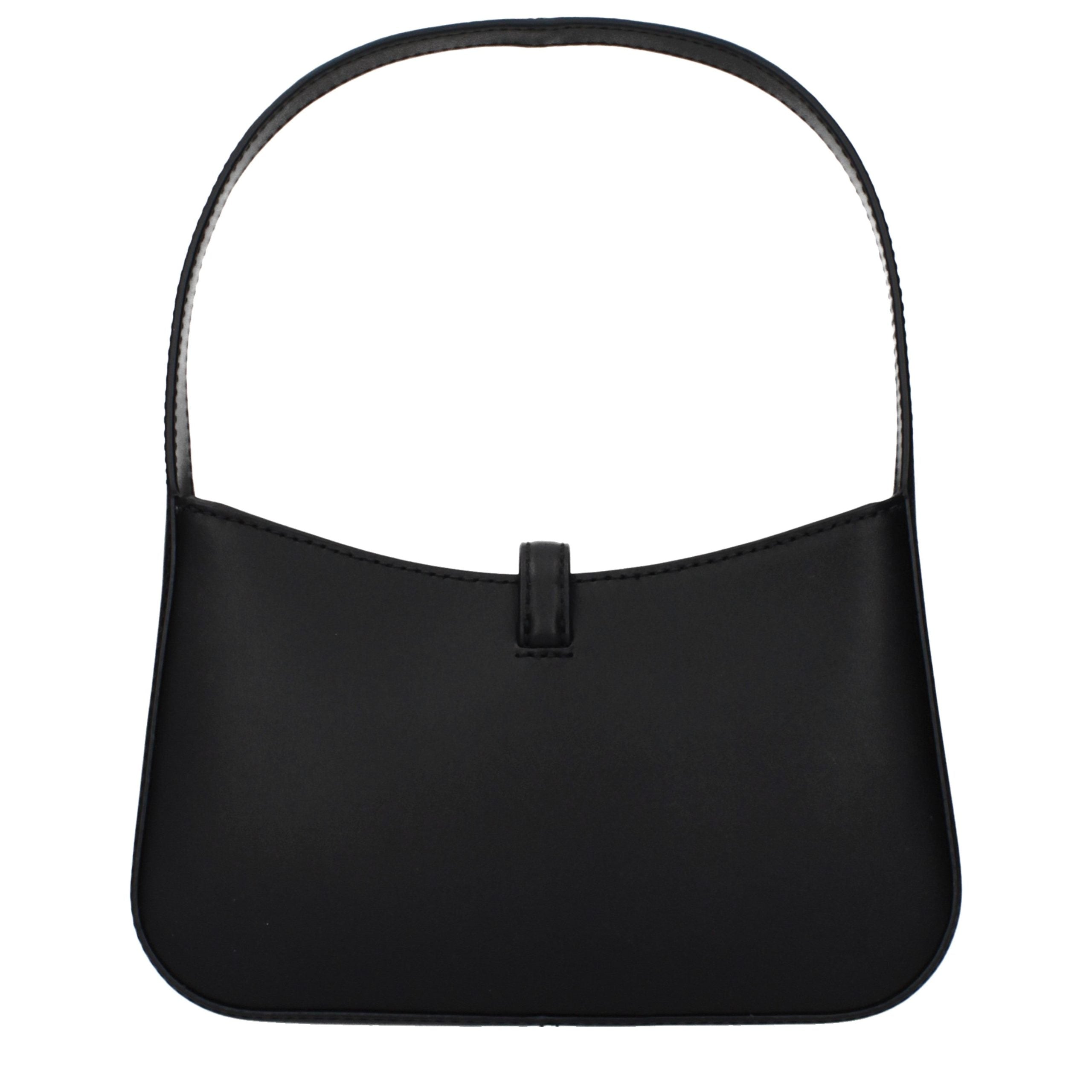 Geantă de mână Michael Kors din piele neagră