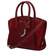 Geantă de mână Michael Kors din piele roșie