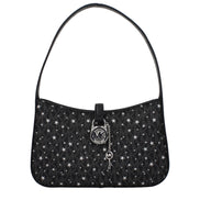 Geantă de mână Michael Kors neagră din material textil