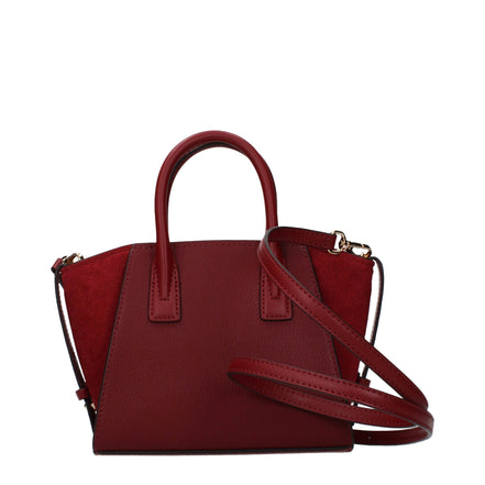 Geantă de mână Michael Kors din piele roșie