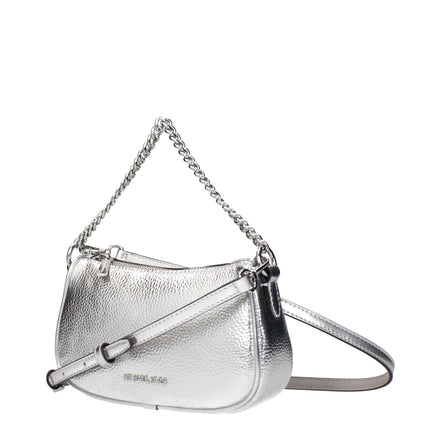 Michael Kors Gray Leather Handbag