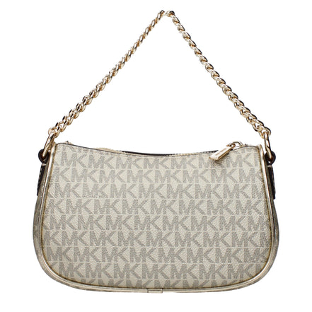 Michael Kors Gold Fabric Handbag
