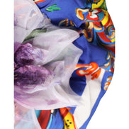 Dolce & Gabbana Multicolor Carretto Motif Turban Headwear Hat