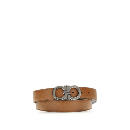 Ferragamo Brown Gancini Belt