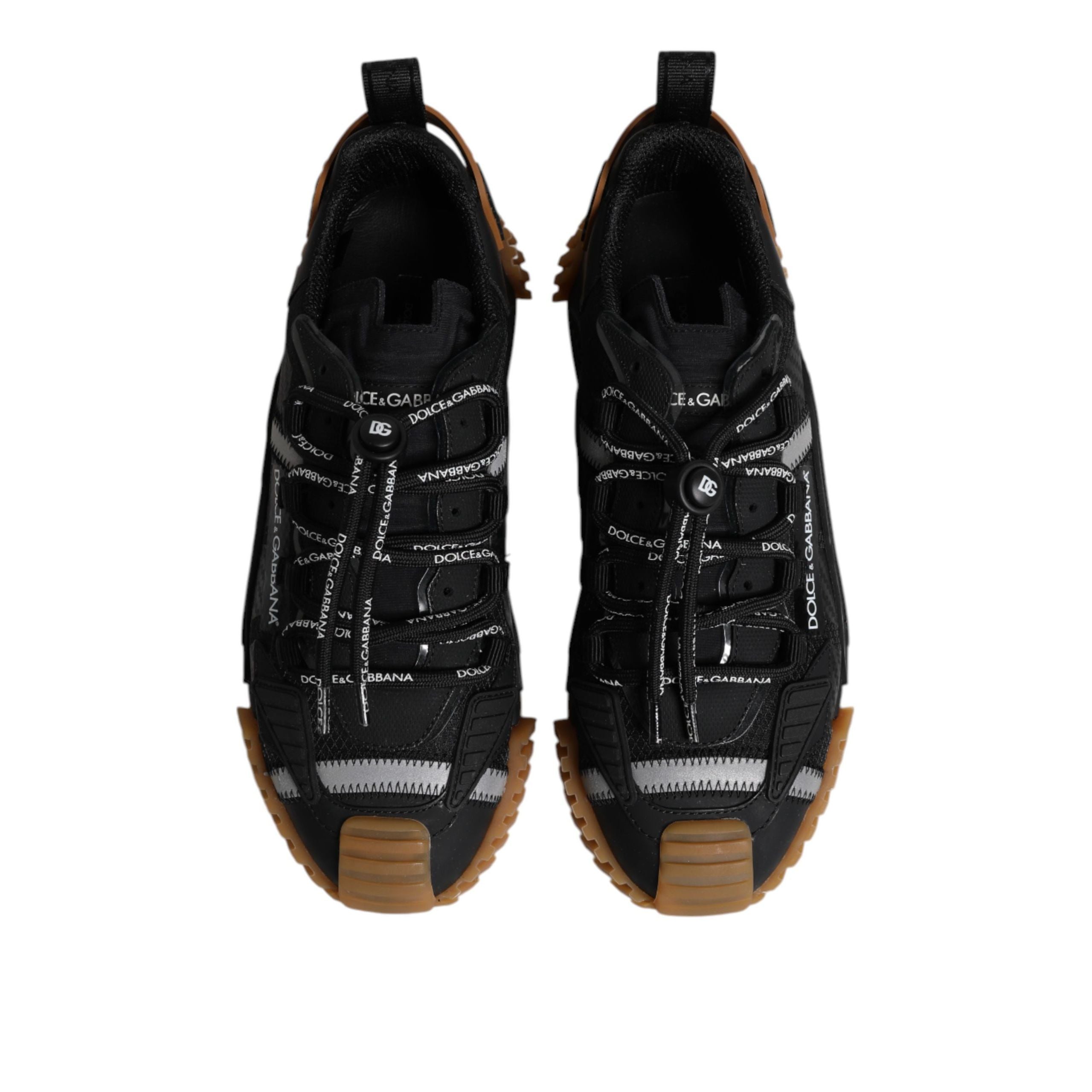 Dolce & Gabbana Black NS1 Lace-Up Low Top Sneakers