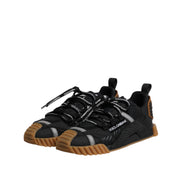 Dolce & Gabbana Black NS1 Lace-Up Low Top Sneakers
