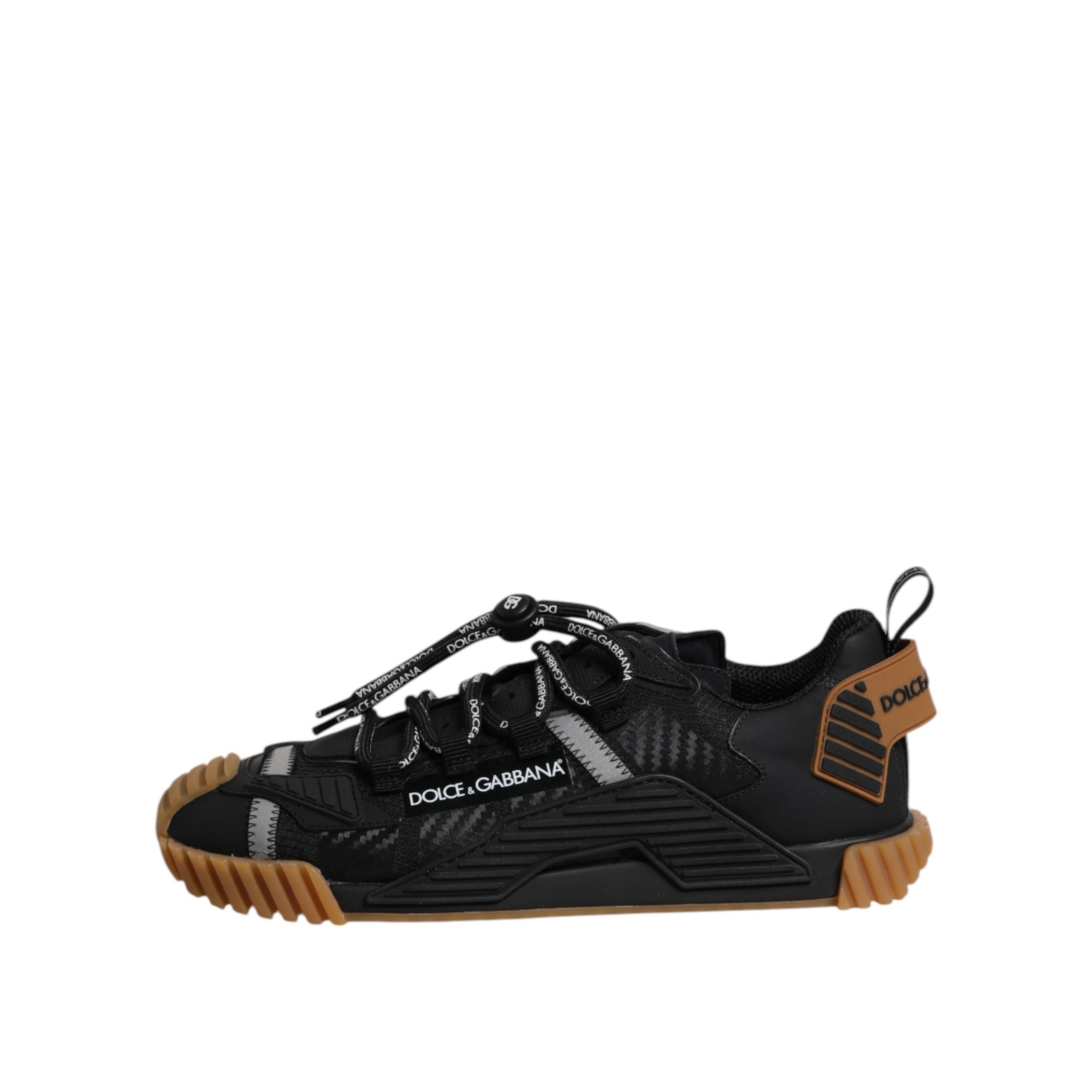 Dolce & Gabbana Black NS1 Lace-Up Low Top Sneakers