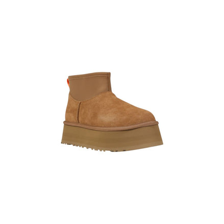 UGG Ghete Bej din Piele Întoarsă