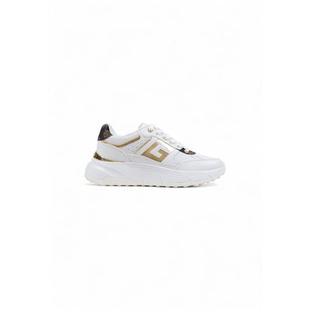 Guess White Polyurethane Chunky Sneakers