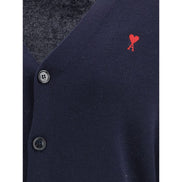 Ami Paris Cardigan Albastru din Lână