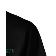 Tricou negru cu aplicații la baza gâtului Dolce & Gabbana Have Fun