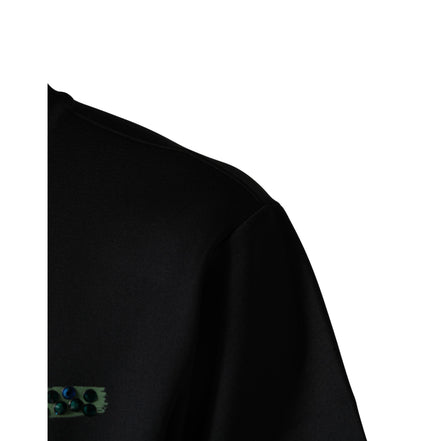 Tricou negru cu aplicații la baza gâtului Dolce & Gabbana Have Fun