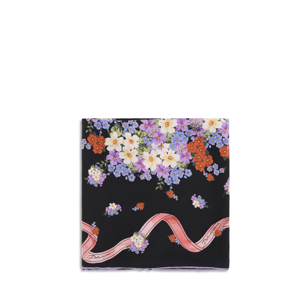 Dolce & Gabbana Eșarfă Multicoloră din Mătase