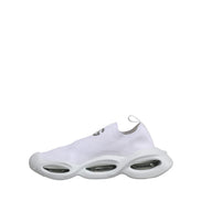 Adidași Dolce & Gabbana albi, slip-on, model Wave, cu profil jos