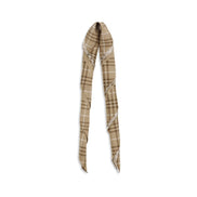 Eșarfă din mătase bej Burberry