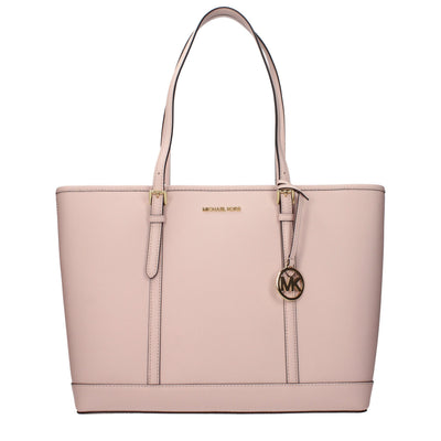 Geantă de umăr Michael Kors din piele roz