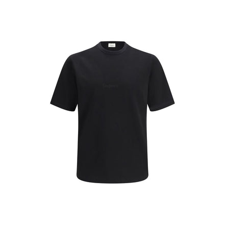 Saint Laurent Tricou Negru din Bumbac