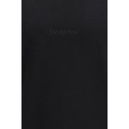 Saint Laurent Tricou Negru din Bumbac