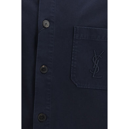 Saint Laurent Blue Cotton Denim Jacket