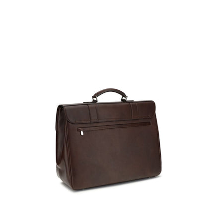 Brunello Cucinelli Bordeaux Calf Leather Luggage And Travel
