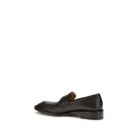 Versace Black Slip-On Loafers