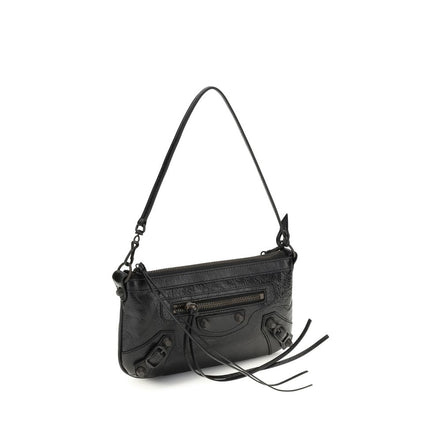 Balenciaga Geantă de Umăr Neagră din Piele