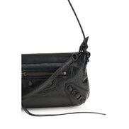 Balenciaga Geantă de Umăr Neagră din Piele