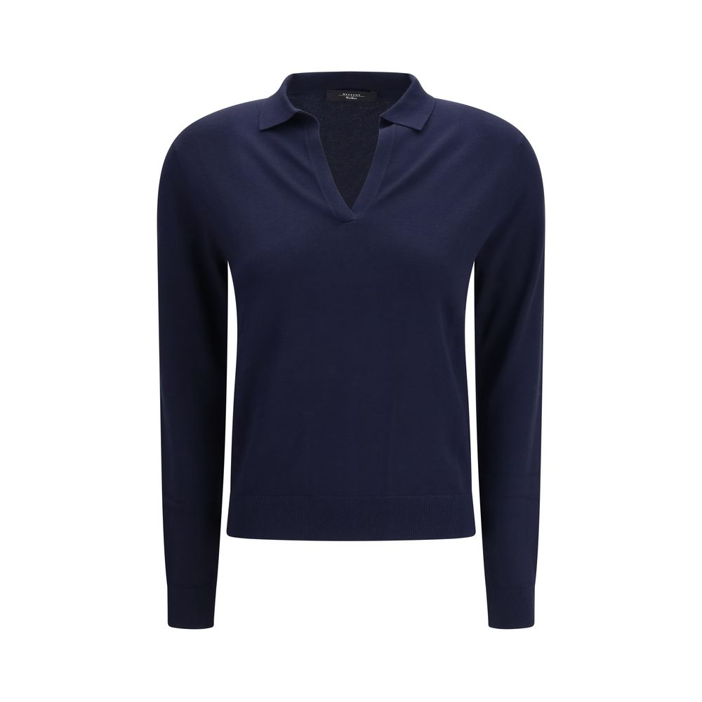 Max Mara Pulover Albastru din Vâscoză