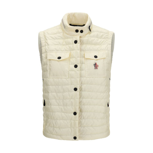 Moncler Grenoble Beige Sleeveless Jacket