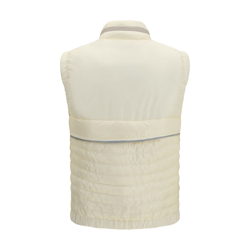 Moncler Grenoble Beige Sleeveless Jacket