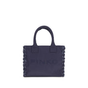 Geantă tote PINKO albastră cu logo