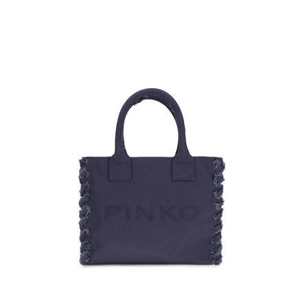 Geantă tote PINKO albastră cu logo