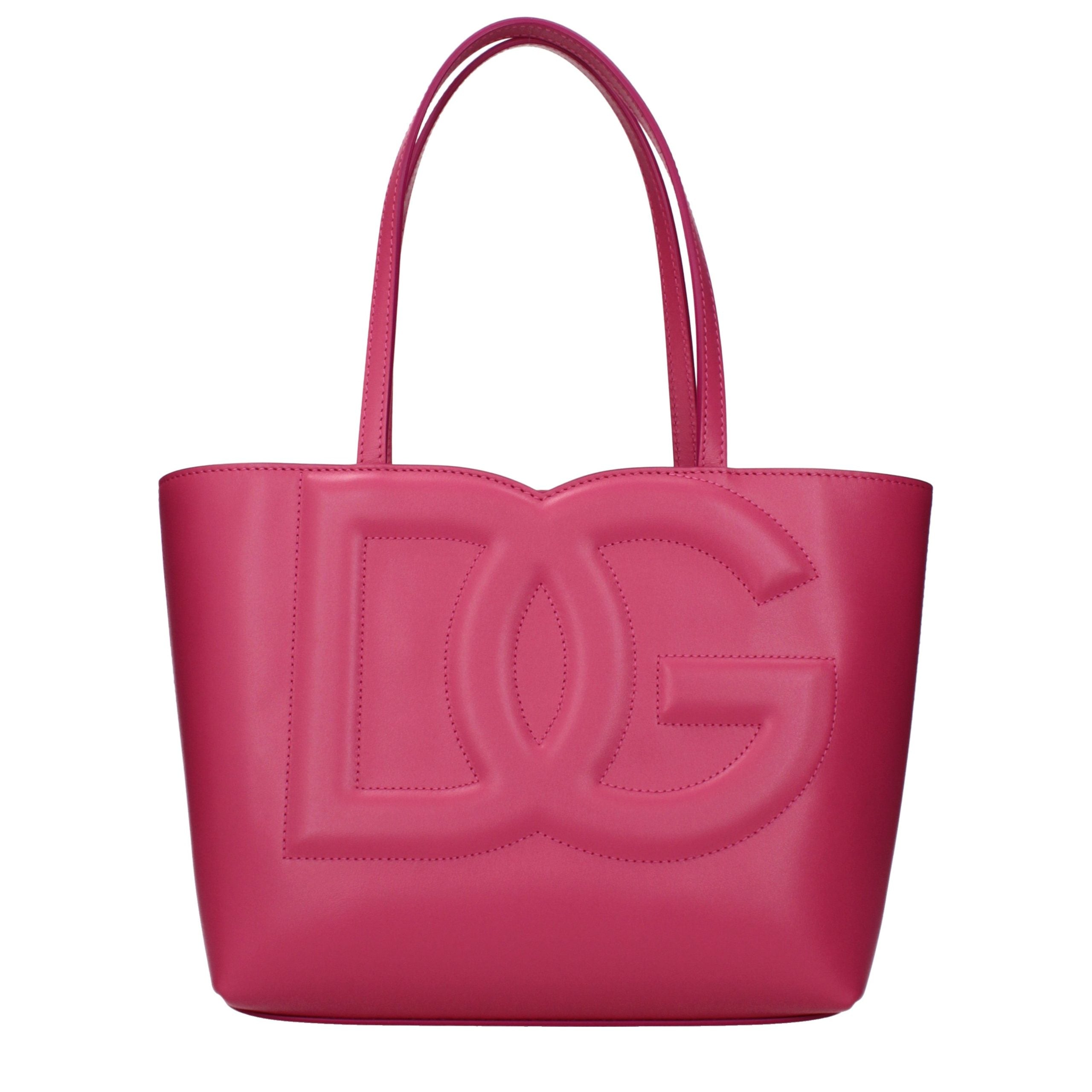 Geantă de mână Dolce & Gabbana din piele roz