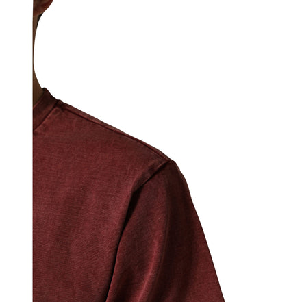 Tricou cu mânecă scurtă, guler rotund, Dolce & Gabbana, imprimat, grena