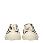 Tenisi joși Jimmy Choo bej din material textil