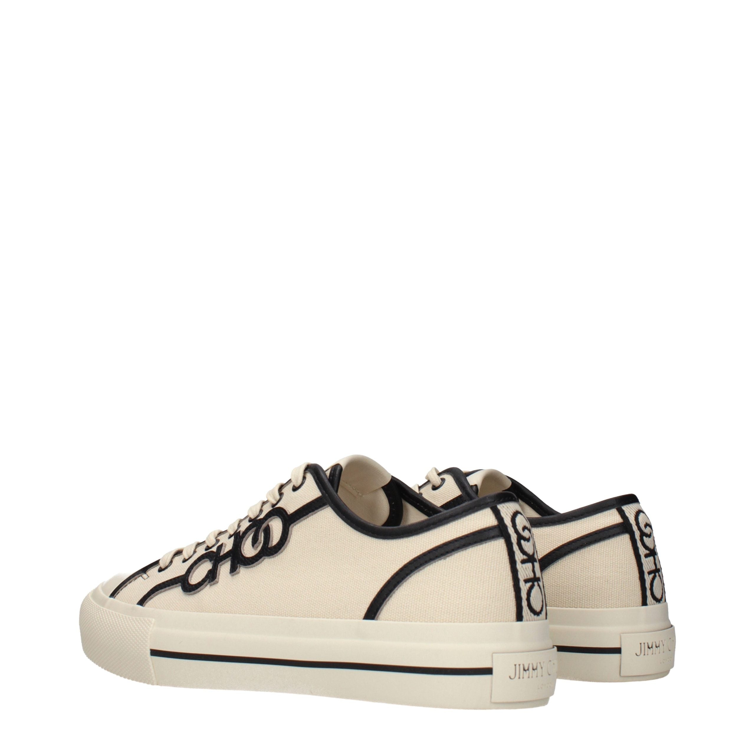 Tenisi joși Jimmy Choo bej din material textil