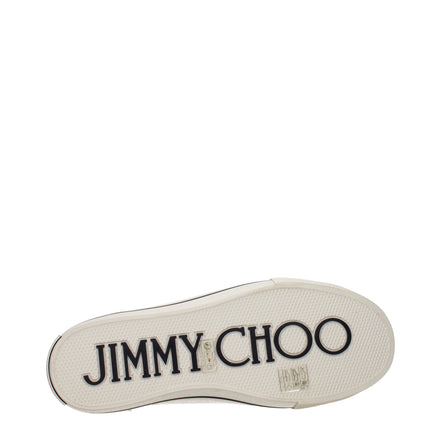 Tenisi joși Jimmy Choo bej din material textil
