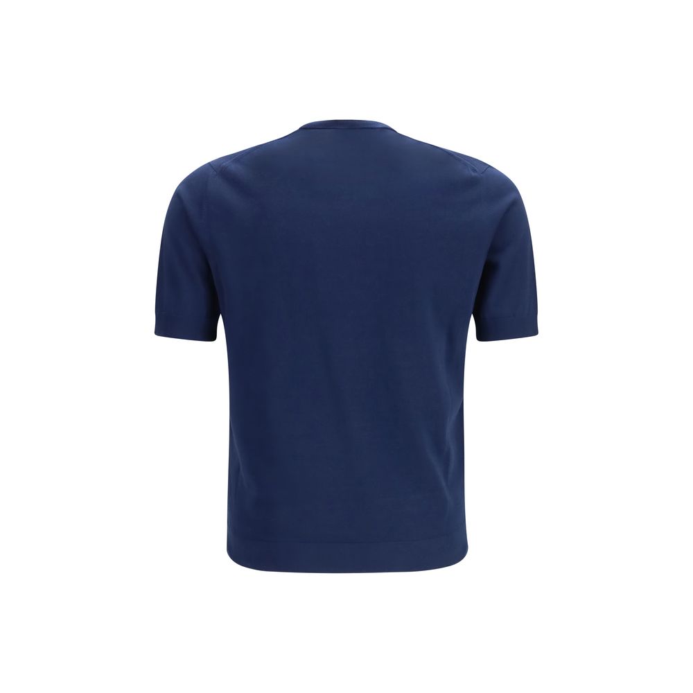 Prada Tricou Albastru din Bumbac