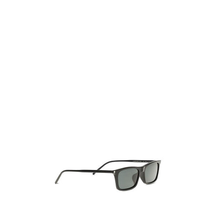 Ochelari de soare Saint Laurent negri din acetat