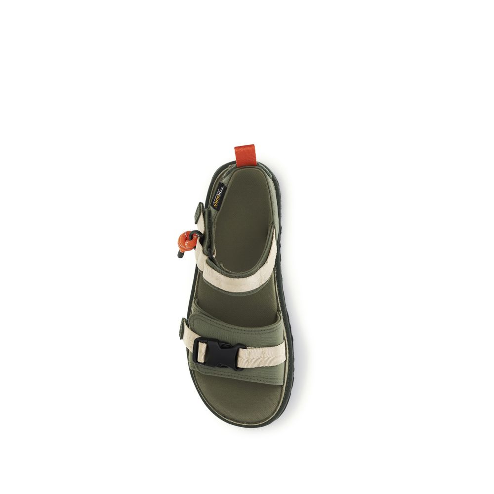 UGG Sandale Plate Bicolore din Fibre Textile
