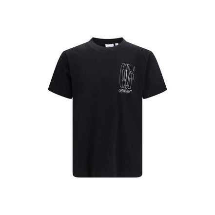 Tricou Off-White negru din bumbac Double Arrow